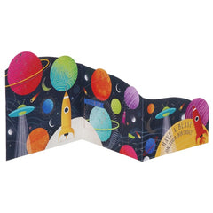 Fold Out Birthday Space Card