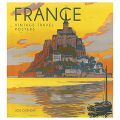 France: Vintage Travel Posters 2023 Wall Calendar