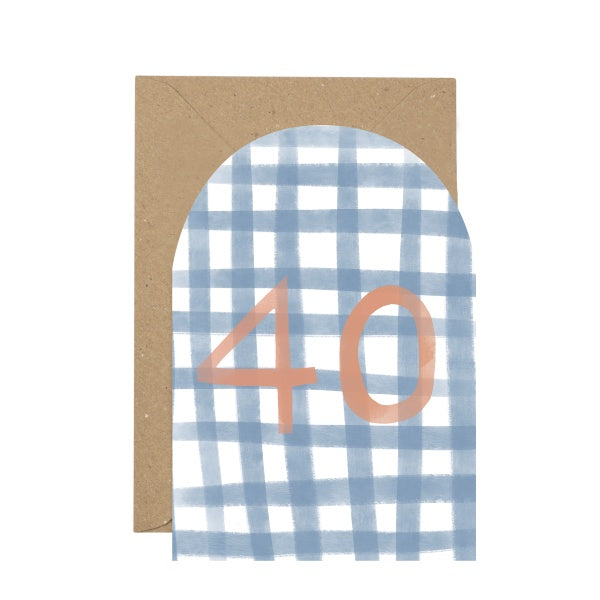 40 Curved Card
