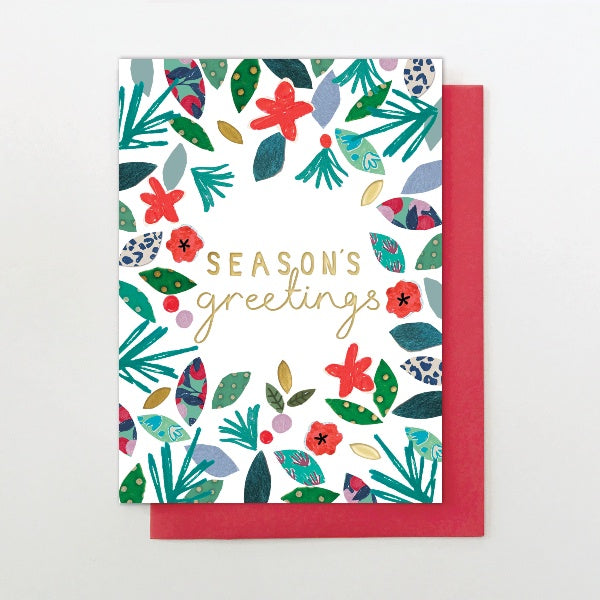 Season's Greetings Foliage Card