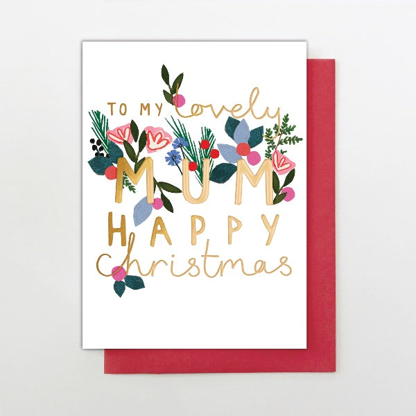 Mum Christmas Foliage Card