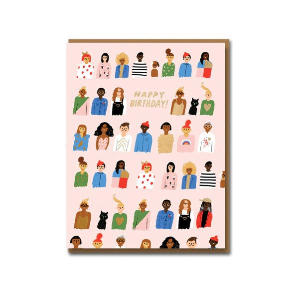 Friends and Family Birthday Card