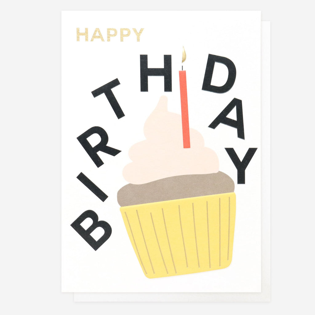 Happy Birthday Cupcake Card