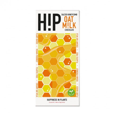 H!P Oat Salted Honeycomb Chocolate Bar