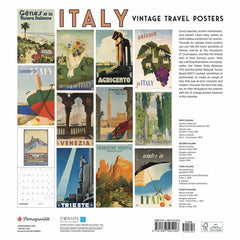 Italy: Vintage Travel Posters 2023 Wall Calendar