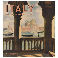 Italy: Vintage Travel Posters 2023 Wall Calendar