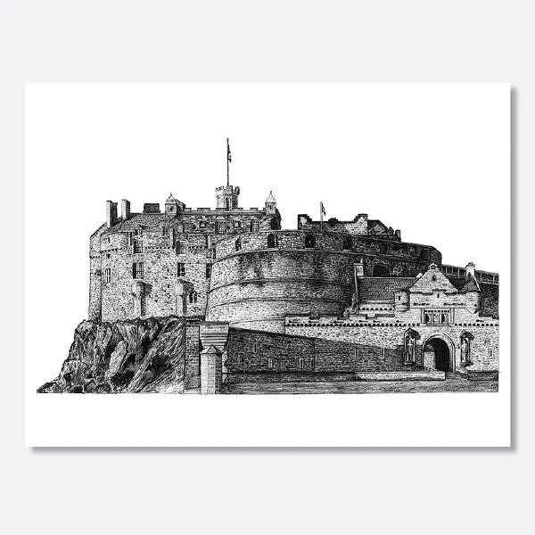 Edinburgh Castle by Jennifer Court Card