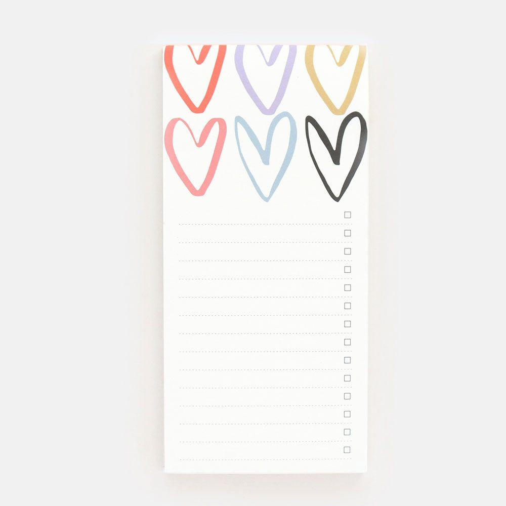 Heart Outline List Pad