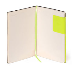 Large Plain Lime Green Notebook