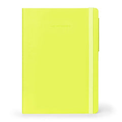 Large Plain Lime Green Notebook