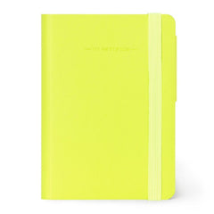 Small Lined Lime Green Notebook