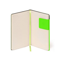 Medium Lined Neon Green Notebook