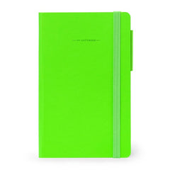 Medium Lined Neon Green Notebook