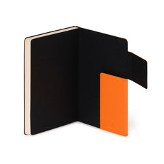 Medium Lined Neon Orange Notebook