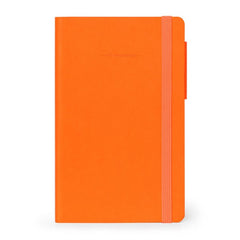 Medium Lined Neon Orange Notebook