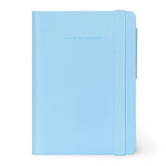 Small Lined Sky Blue Notebook