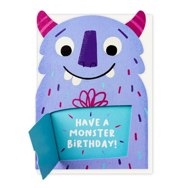 Monster Party Birthday Card