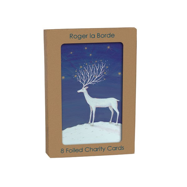 Gold Stars Stag Charity Card Pack