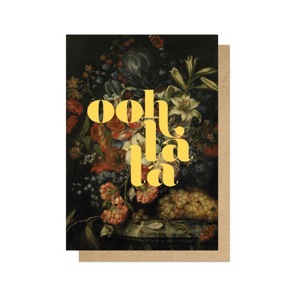 Ooh La La Flower Card