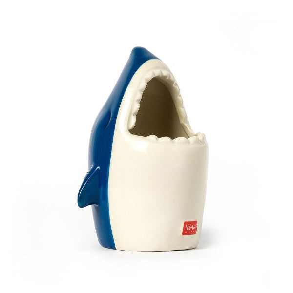 Shark Ceramic Pen Holder