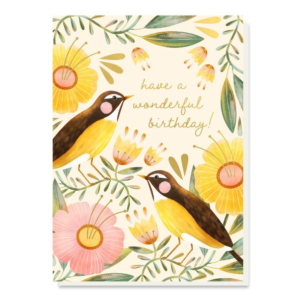 Have A Wonderful Birthday Sunshine Garden Card