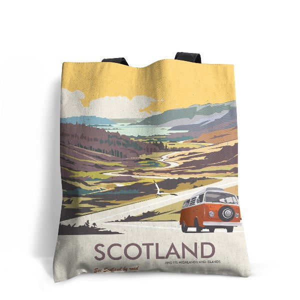 Scotland VW Campervan Tote Bag