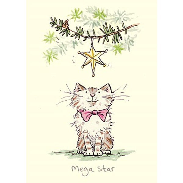 Mega Star Christmas Card