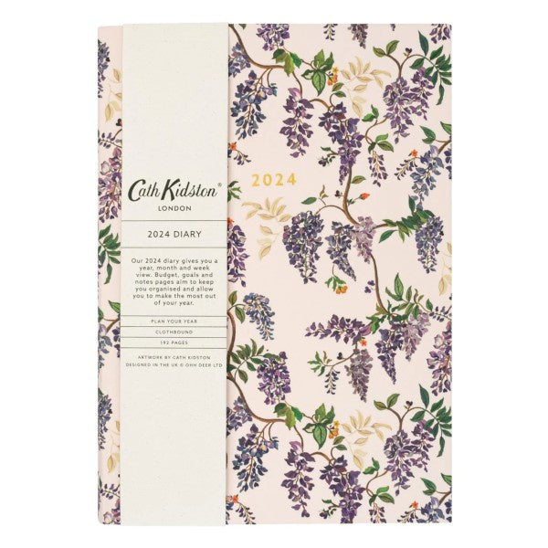 Cath Kidston London Wisteria Rotary 2024 Diary