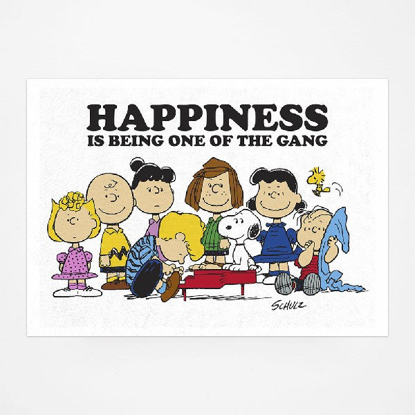 The Gang Snoopy Tea Towel