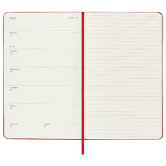 Moleskine 2023 Weekly Planner Large Hardcover Red