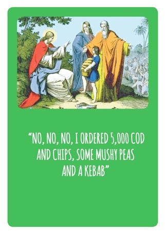 Cod and Chips Bible Stories Card