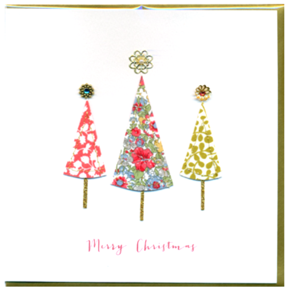 Collage Christmas Tree Card