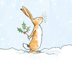 Hare And Holly 8 Pack Of Christmas Cards