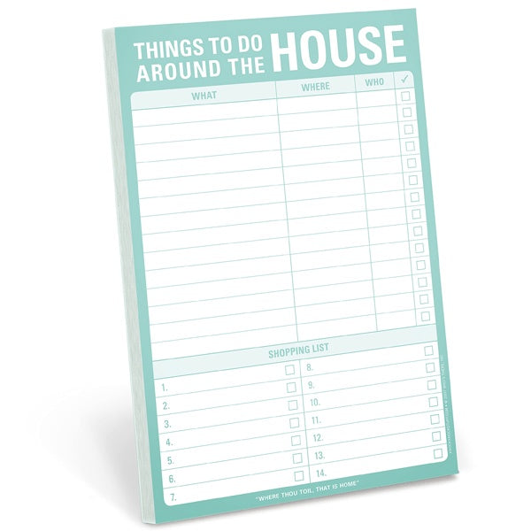 Things To Do Around the House - Blue