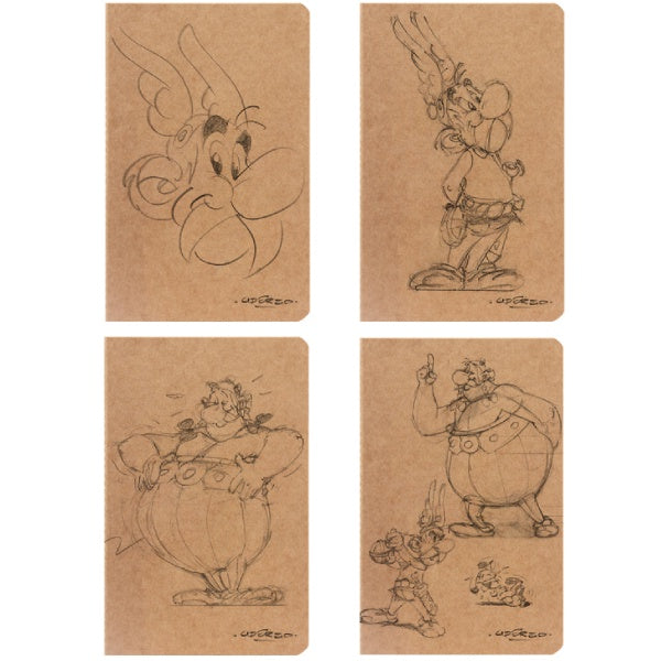 Asterix A6 Kraft Notebook