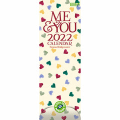 2022 Emma Bridgewater Me & You Slim Wall Planner