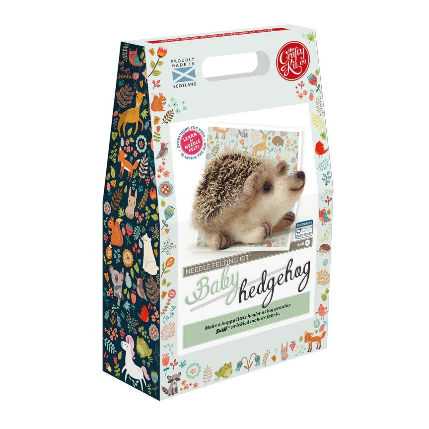 Baby Hedgehog Needle Felting Kit