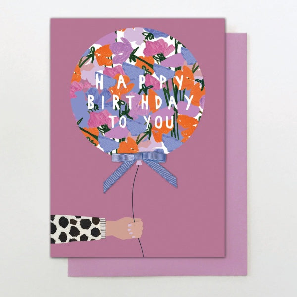 Happy Birthday to You Balloon Card