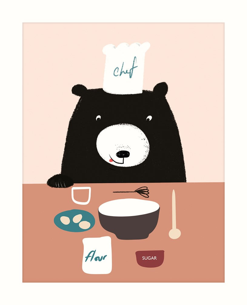 Bear Chef Card