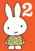 Miffy Number Two Birthday Card