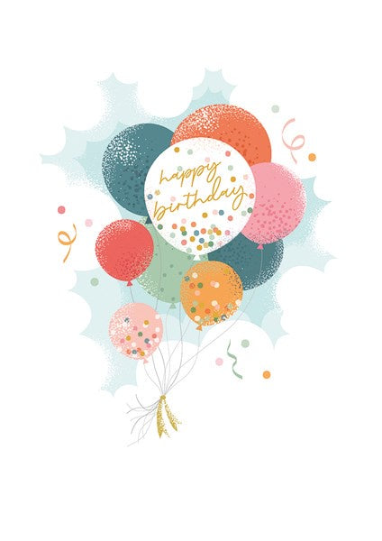 Birthday Balloons Card