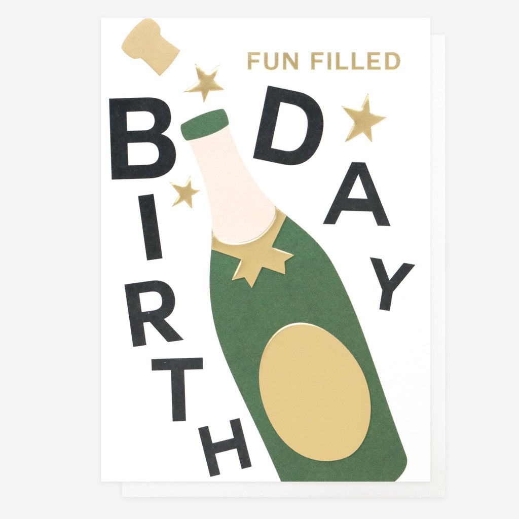 Fun Filled Birthday Bottle Card | Paper Tiger