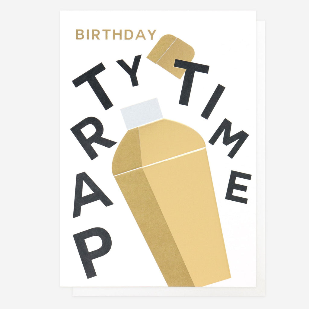 Birthday Party Time Cocktail Shaker Card