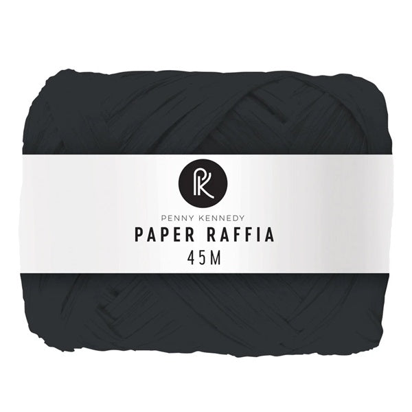 Black Paper Raffia 45M