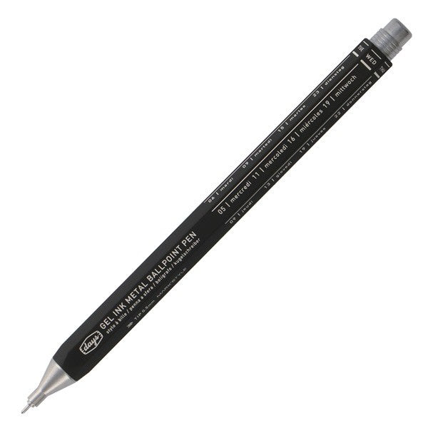 Gel Metal Ballpoint Pen Black