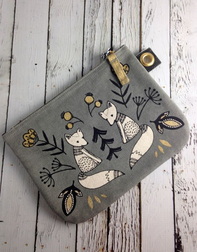 Wild Tale Large Zipper Pouch