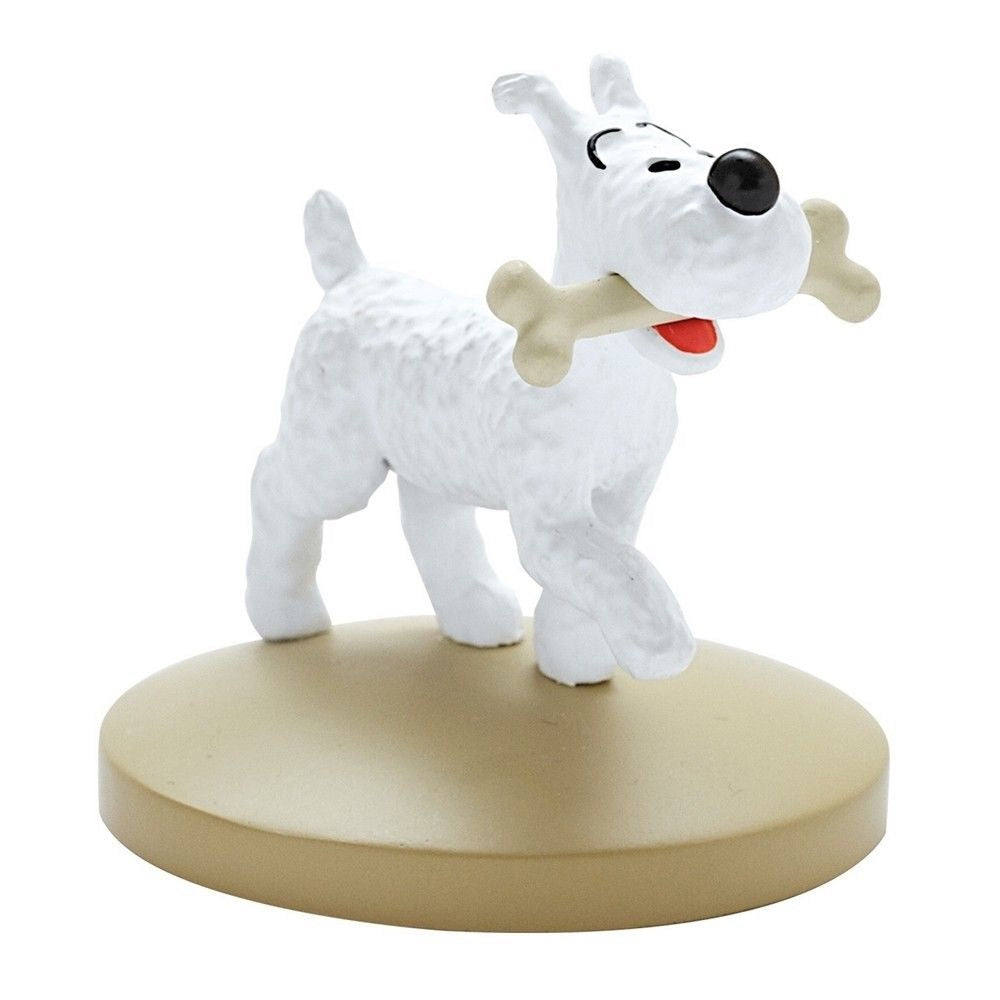 Snowy With Bone Resin Figure