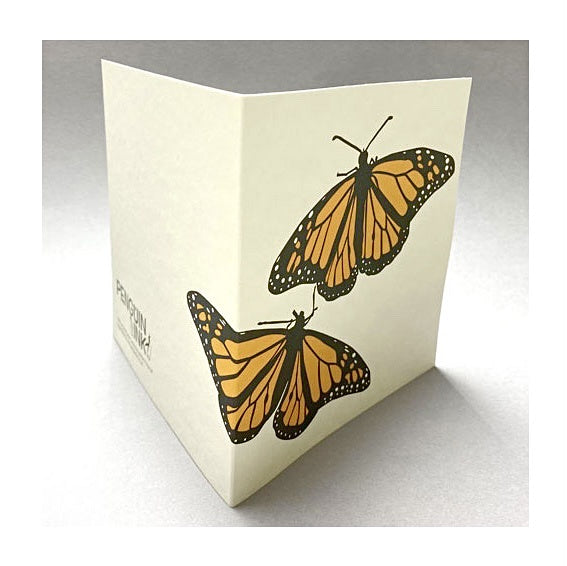 Monarch Butterfly Letterpress Card