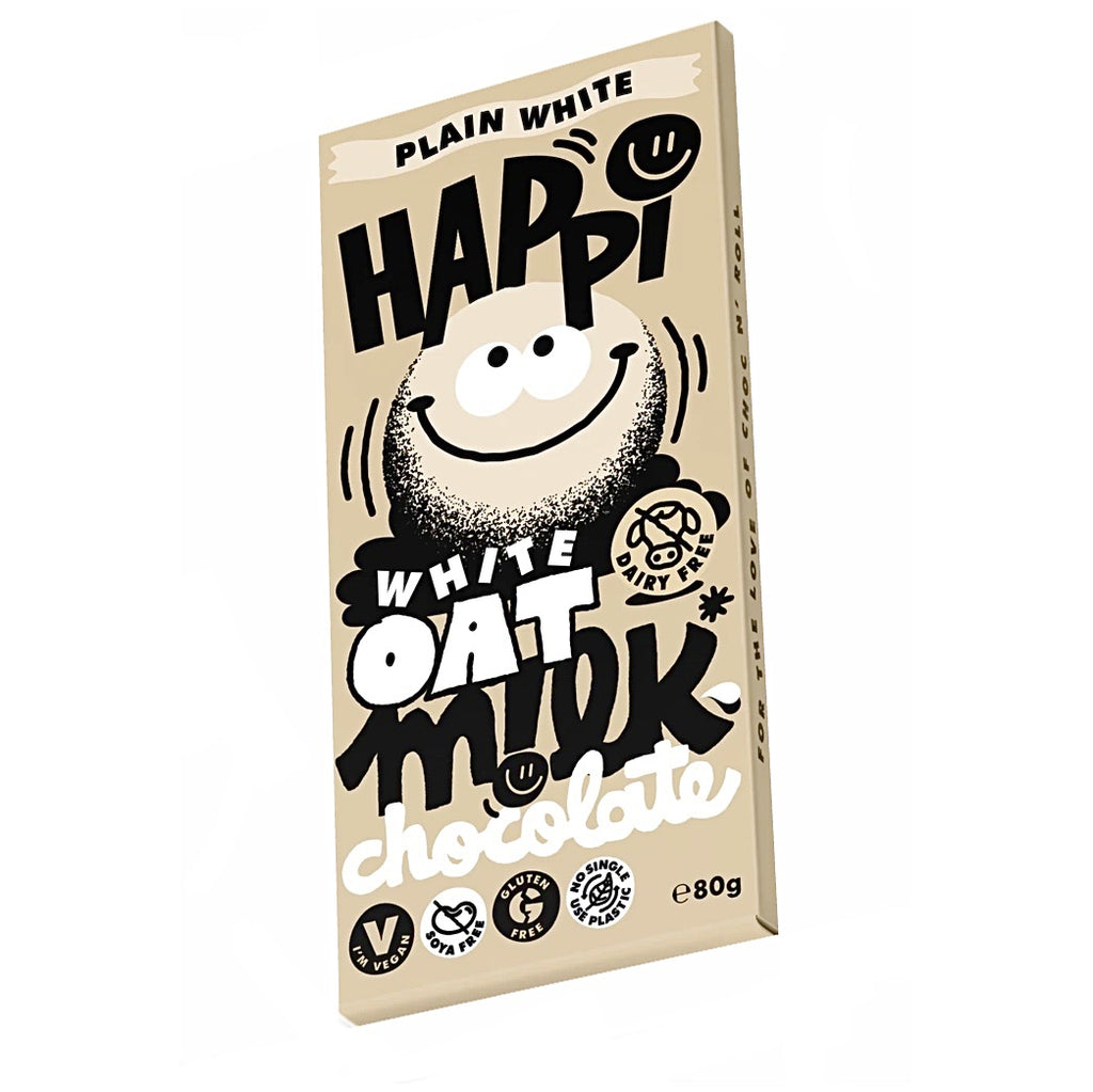 Happi Oat M!lk Plain White Chocolate Bar