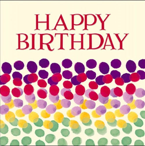 Happy Birthday Dots by Emma Bridgewater Card